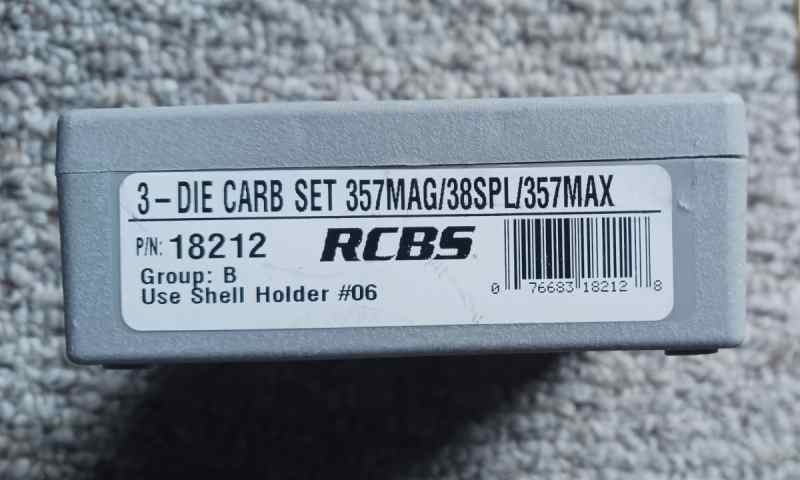 RCBS 38 spl./357 Mag/357 Max 3 die set