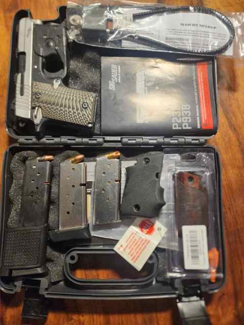 Sig Sauer p938 9mm Custom Shop TLR6 + xtras