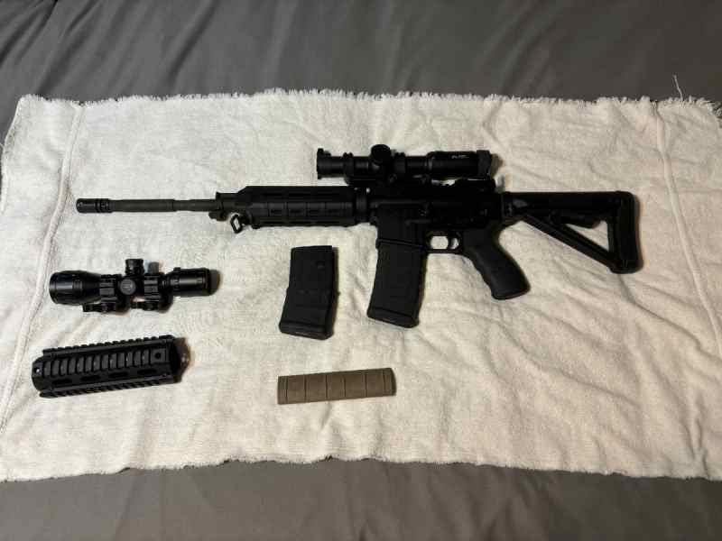 Bushmaster AR-15 5.56/.223 with Extras