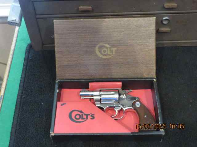 Colt Cobra 38 Special Nickel in the Box ca. 1971