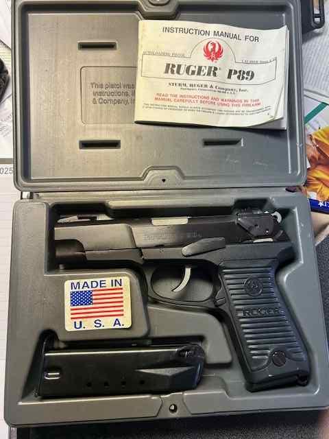 Ruger P89 with box and new magazine