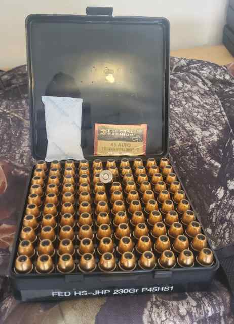 Federal Hydra-Shok 45 ACP 230 GR P45HS1