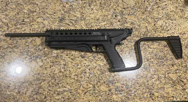 Kel-Tec R50 - threaded, side-folding carbine