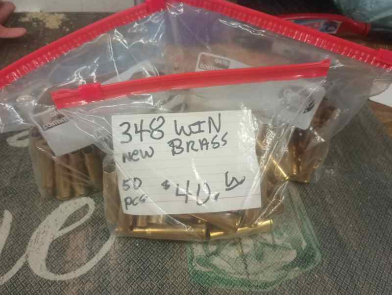 348 WIN new brass