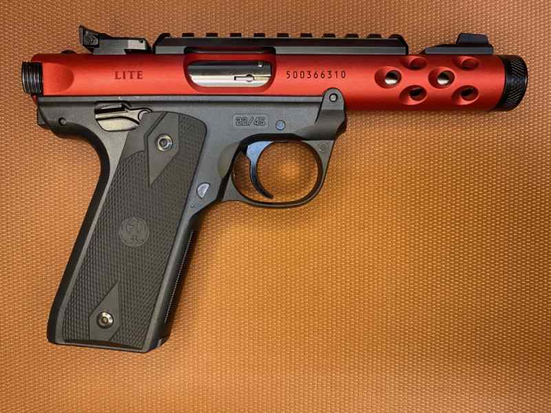 NEW IN BOX - Ruger Mark IV 22/45 Lite - 22LR - RED