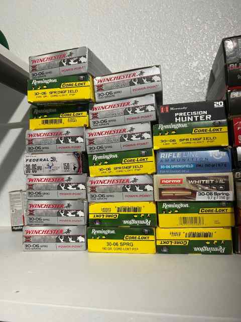 Assorted 30-06 ammo 