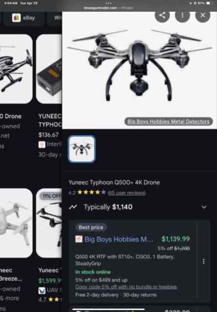 Yuneec Typhoon Q500 4K Drone 