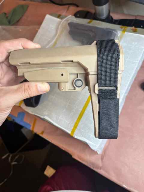 SBA3 FDE OR  BLACK pistol brace