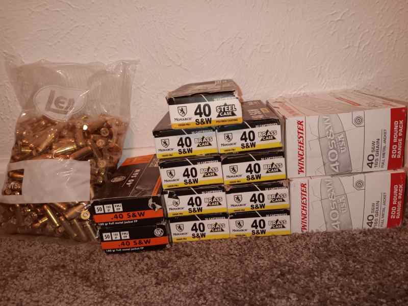 .40 S&amp;W 1350 Rounds