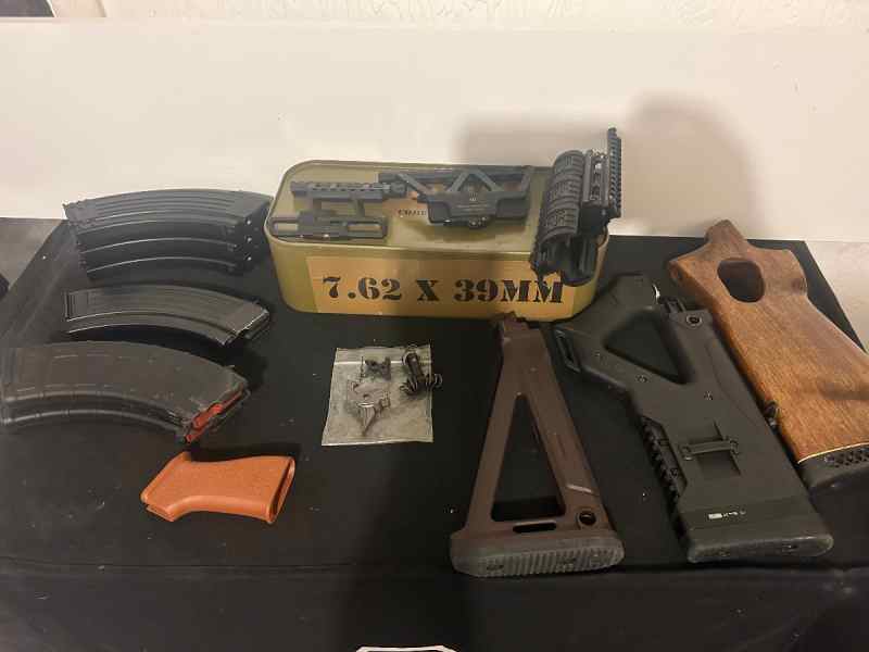 Ak ammo/parts lot for sale