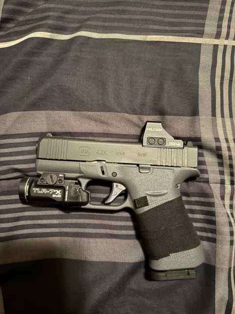 Glock 43x mos gray frame