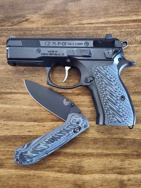 CZ P-01 w/ matching Benchmade FREEK knife 