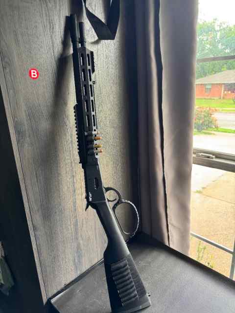 Tactical Lever Action 357 Rifle Hugtek LVR357