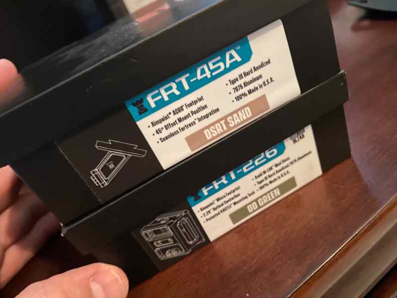 Kastle group T2 and Acro 45 offset mounts - New