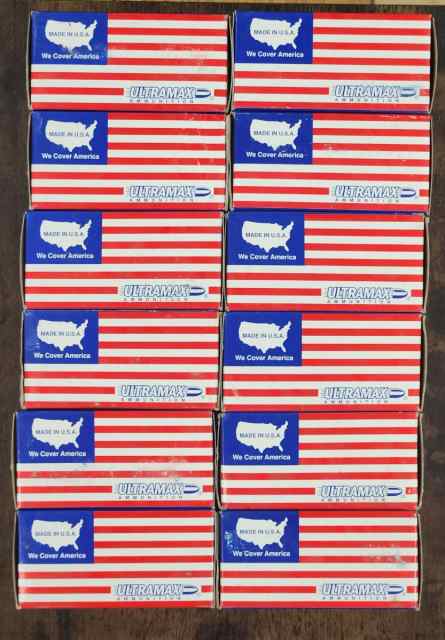 Ultramax 223 Remington 55gr SP 600rd $.375 USA