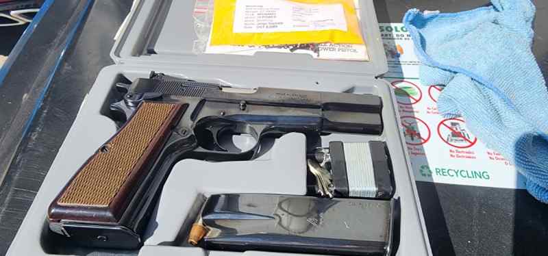 Browning HiPower 2009 9mm LNIB Shiny Blue Finish