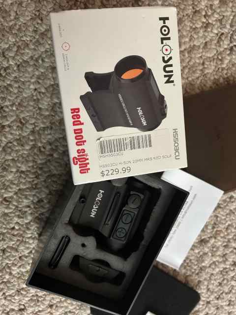 Holosun 503CU red dot or circle-dot. Like new