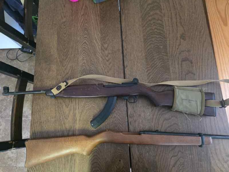 Ruger 10/22 with m1 carbine kit
