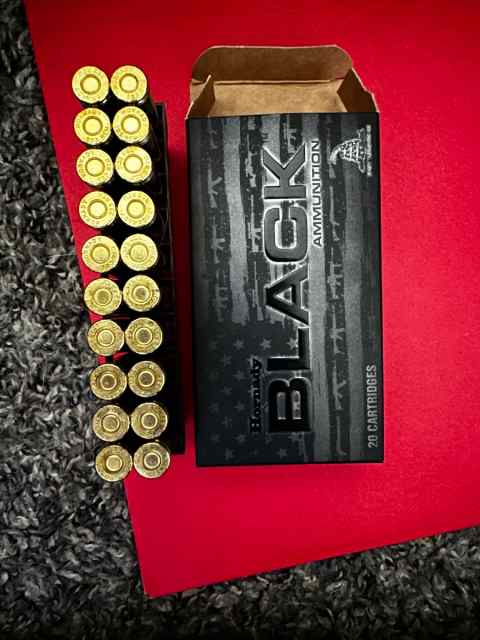 20rd Hornady Black 223 REM 62 gr FMJ