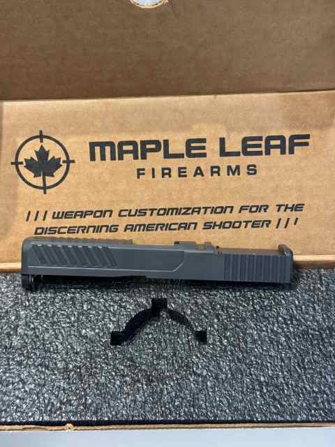 Glock 19.5/19x/45 Stripped Slide Maple Leaf