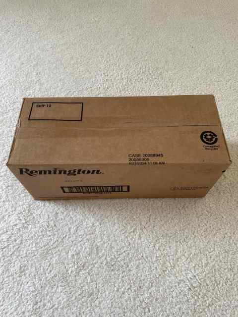 Remington 9mm 124gr FMJ Ammo, 1000-round case