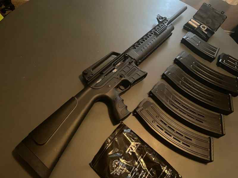 RIA 12ga with 6 mags