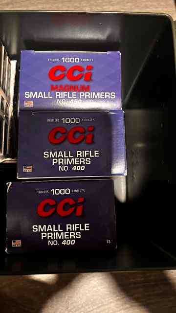 Cci small rifle and small rifle magnum primers