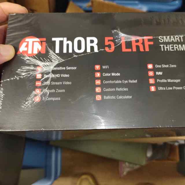 NIB! ATN THOR 5 LRF WITH QD MOUNT ALL NIB!! 
