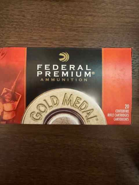 Federal Premium Gold Metal Match rounds 7.62 X 51 