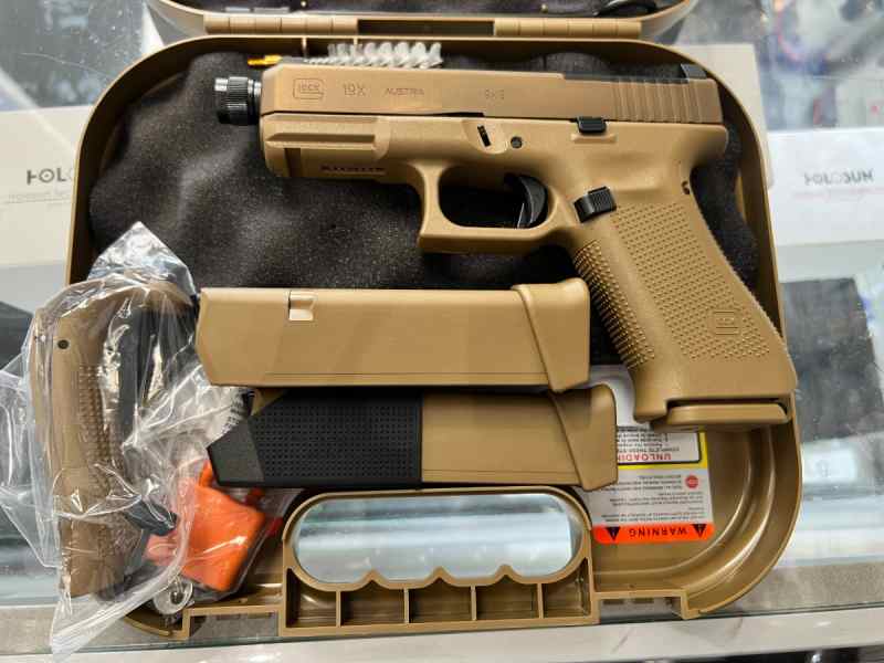 GLOCK 19X MOS TB 9MM (WARF ARMS) $699.99