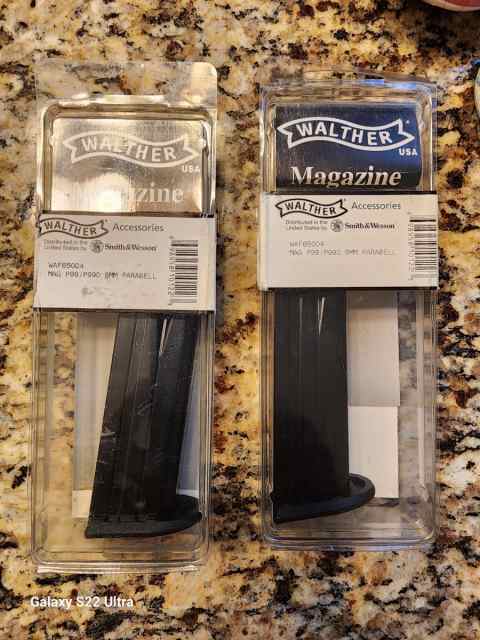 P99 factory mags 15rd 9mm -new!! Price drop