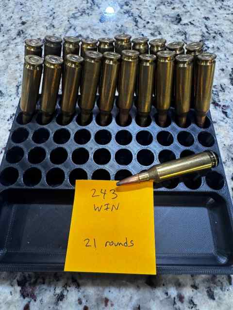 243 WIN - loose 21 rounds 