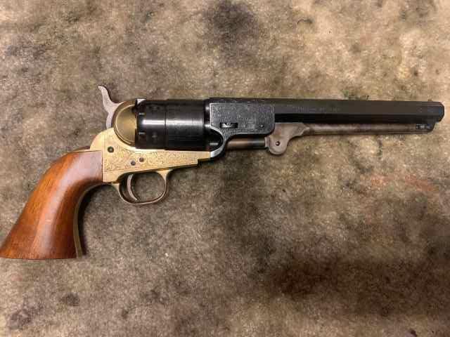 Pietta 1851 navy brass frame black powder pistol