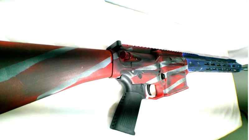 Custom American Flag Cerakote AR-10