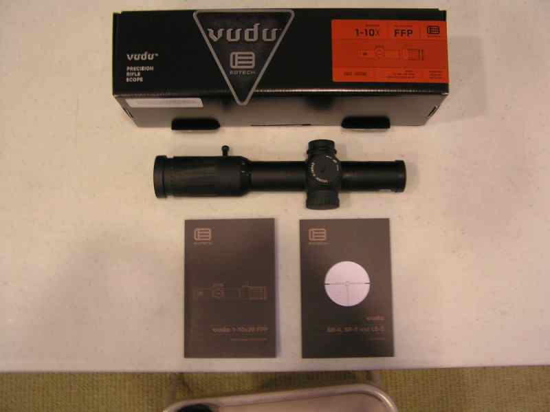 EOTech Vudu 1-10X28 FFP Rifle Scope 34mm Tube SR5