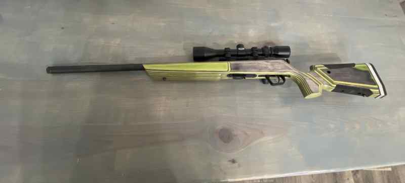 Savage 22LR MK2 w/Boyd stock&amp; scope Trade/SELL