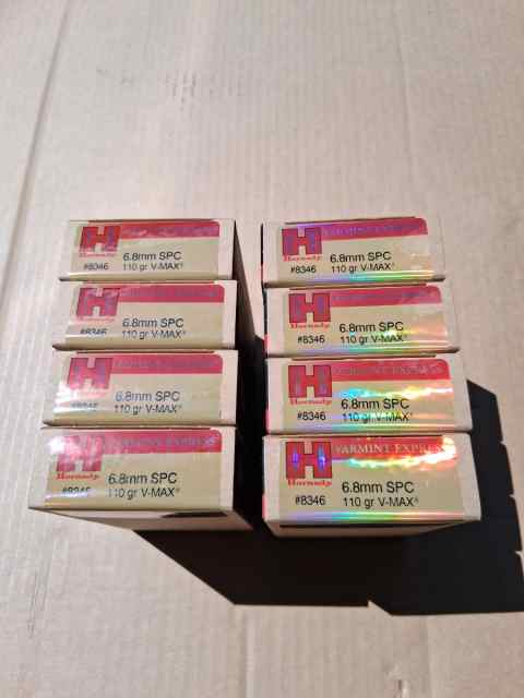 6.8 SPC Hornady V-Max ammo