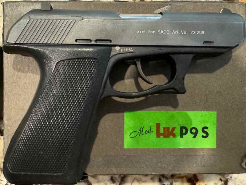 HK P9S 9mm W/ Original Box- RARE 