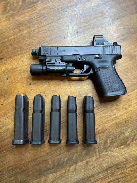 Glock 19L 17 Gen 5 Holosun 507C Surefire X300