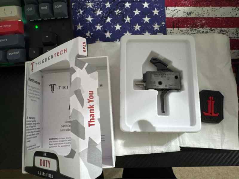 TriggerTech DutySingle-Stage Flat Trigger – 3.5lb