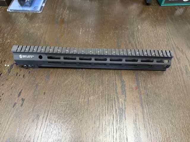 Geissele 16” AR handguard with ARCA rail 