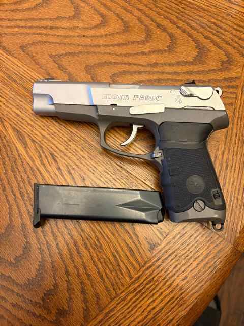 RUGER P89DC WITH CRIMSON TRACE LASER &amp; HOLSTER