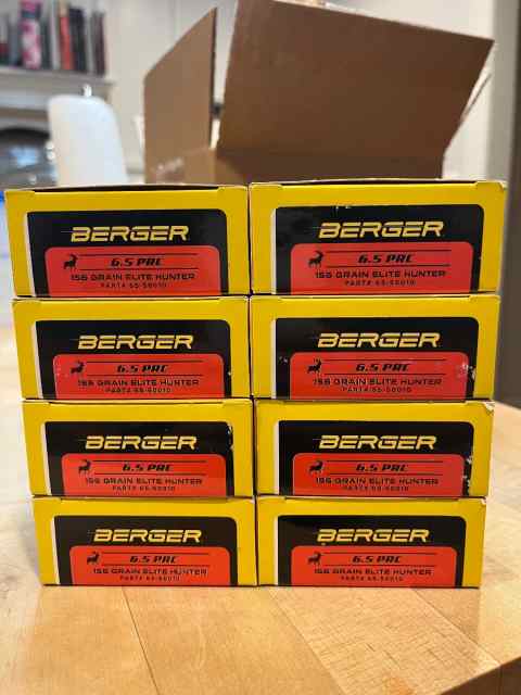 8 boxes-Berger 6.5 PRC 156g 