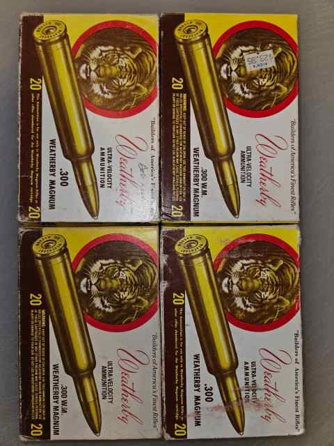 Weatherby 300 Wby Mag Ammo 4 Boxes