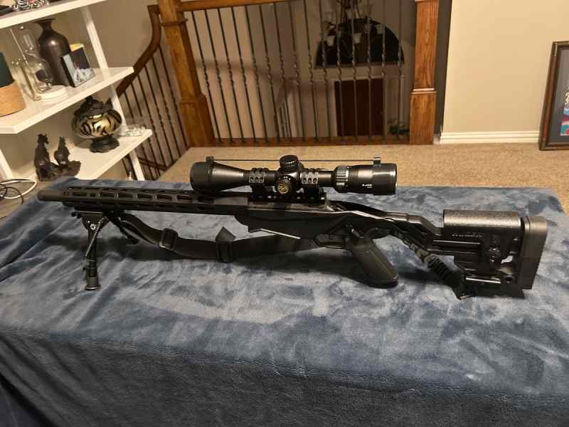 Ruger AR-556 Semi-Auto w Athlon Neos 4-12x40 Scope