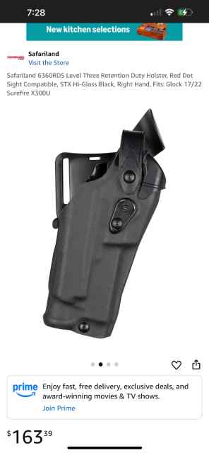 Brand new safari land duty holster 