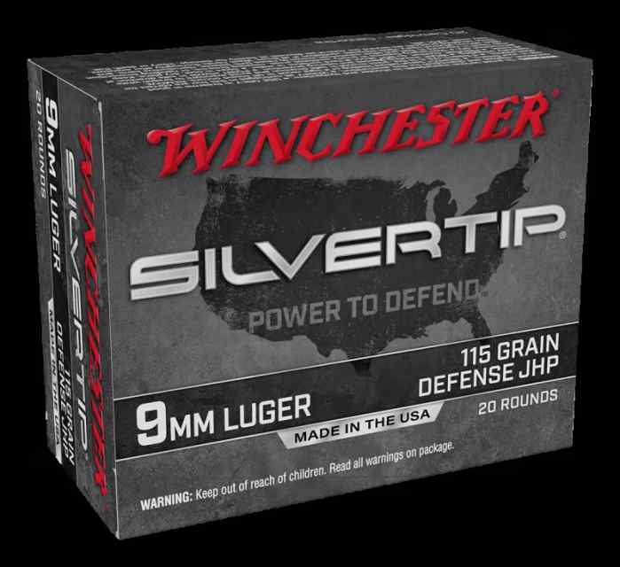 Winchester Super-X Silvertip HP 9mm Luger 115 Grn