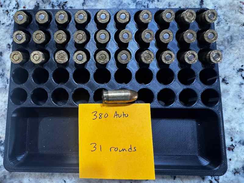 380 auto - 31 rounds - loose 