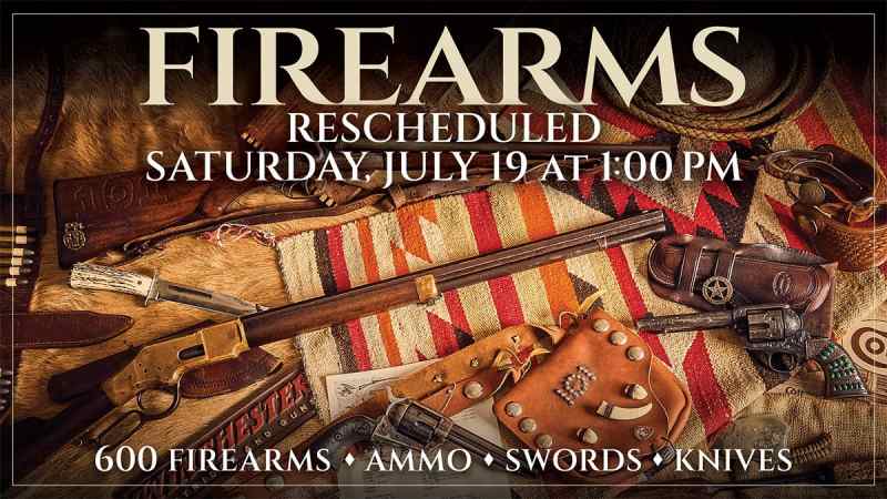 Firearms Auction on July 19th