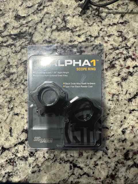Sig Sauer alpha1 scope rings NEW